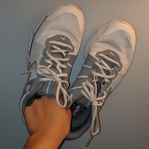 White Under Armour Sneakers